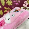 Three-dimensional unicorn fleece notebook, cartoon cute girlish heart, hand-held notebook, notepad, diary, horizontal line book Application Scenario